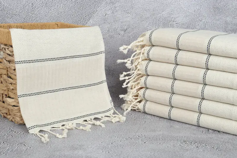 Bachelorette Party Decorations, 40x20 Linen Striped Towel, Gift For Best Friend, Bridesmaid Gifts, Turkish Tea Towel, Gift For Her, Wedding Favors - 3