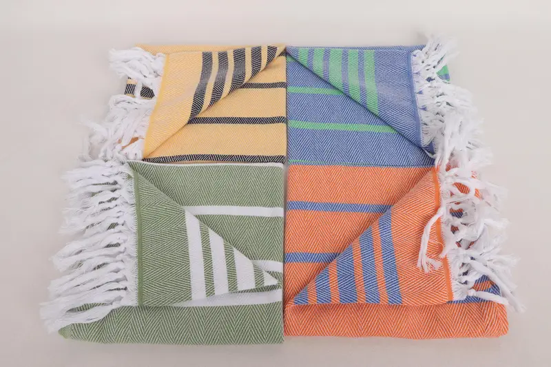 Xmas Gifts, 40x20 Cotton Zig zag Towel, Spa Towel, Monogrammed Hand Towel, Turkish Tea Towel, Custom Hand Towel, Custom Gift, Girl Trip Party Favor - 4