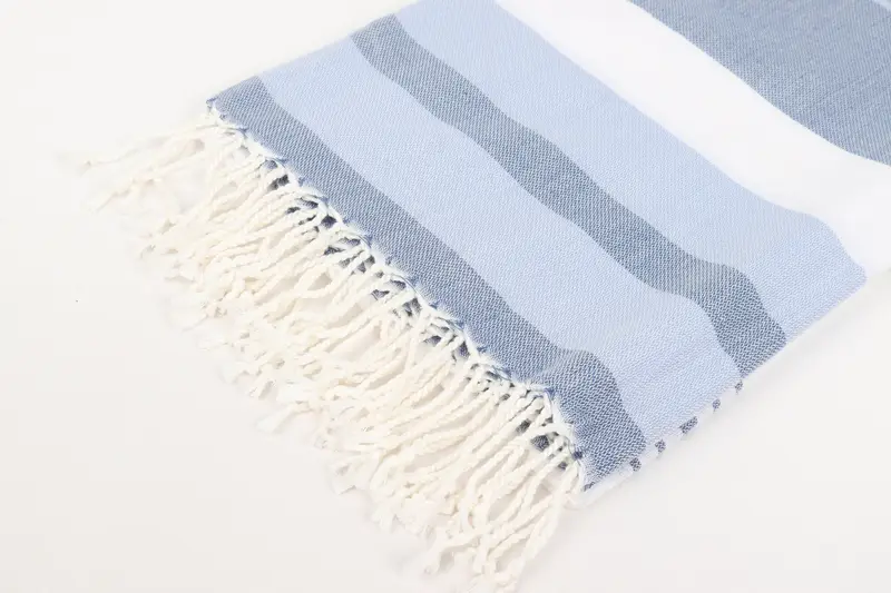 70x40 Cotton Striped Towel, Wedding Gift Ideas, Gift For Her, Sand-resistant towel, Embroidery Towel, Custom Wedding Gifts, Turkish Towel Monogram - 7