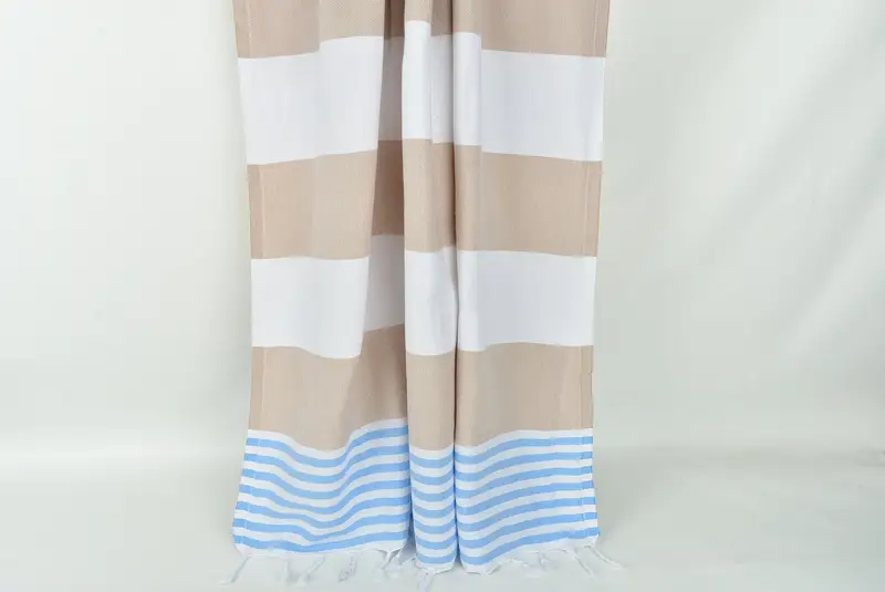 Pool Towels, Bachelorette Party Decorations, Turkish Towel Beach, Best Friend Gift Ideas, Travel Towel, Handmade Gift, 70x40 Cotton Striped Towel - 8