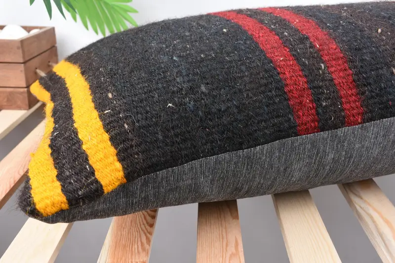 Home Decor Pillow, 16x36 Brown Pillow, Pillow for Couch, Christmas Pillow Sham, Pillow Case, Ethnic Pillow Cover Cushion, Throw Kilim Pillow - 6