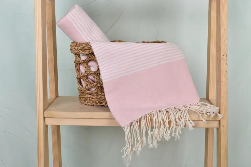70x40 Cotton Striped Towel, Bachelorette Party Gift, Baby Boy Gift, Bachelor Towel, Home Decor Gifts, Handmade Gift, Extra large Turkish bath towel - 4