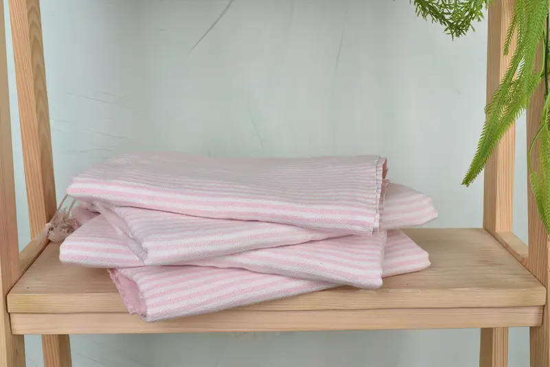 70x40 Cotton Striped Towel, Bachelorette Party Gift, Baby Boy Gift, Bachelor Towel, Home Decor Gifts, Handmade Gift, Extra large Turkish bath towel - 7