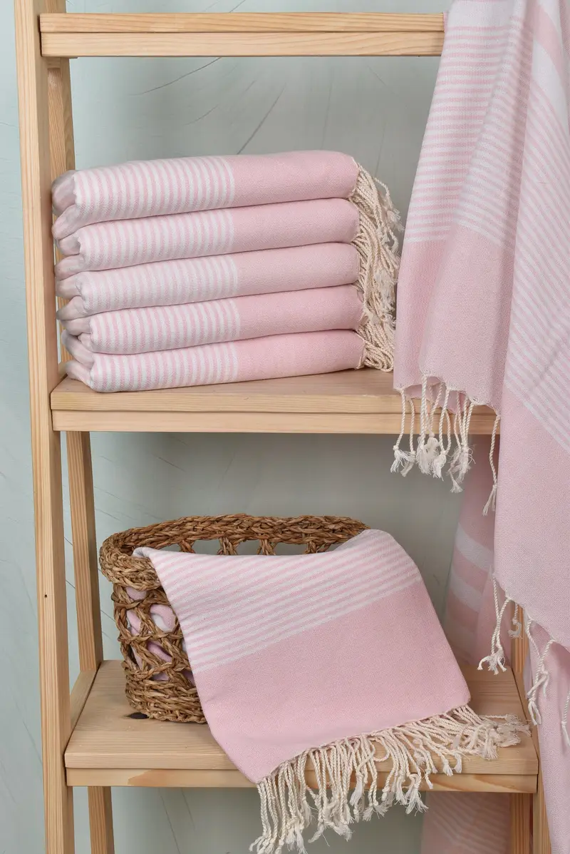 70x40 Cotton Striped Towel, Bachelorette Party Gift, Baby Boy Gift, Bachelor Towel, Home Decor Gifts, Handmade Gift, Extra large Turkish bath towel - 3