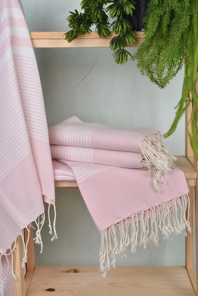 70x40 Cotton Striped Towel, Bachelorette Party Gift, Baby Boy Gift, Bachelor Towel, Home Decor Gifts, Handmade Gift, Extra large Turkish bath towel - 6