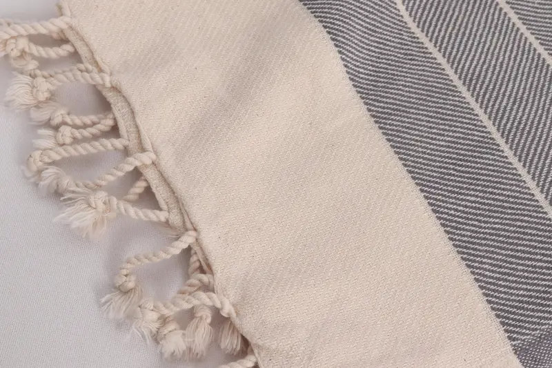 Wedding Gift, Turkish Towel Hand Towel, Gym Towel, Organic Towel, Grandma Gift, Gift For Him, Bathroom Towels, 36x16 Cotton Striped Towel, Spa Towel - 7