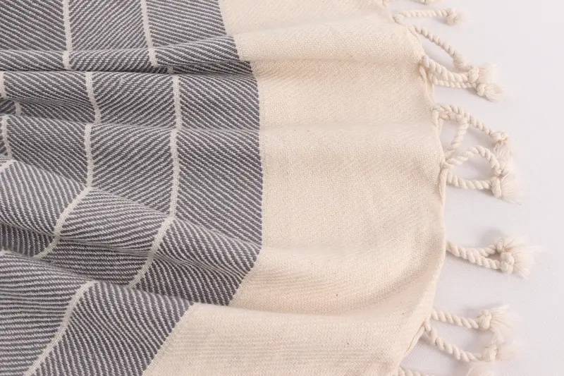 Wedding Gift, Turkish Towel Hand Towel, Gym Towel, Organic Towel, Grandma Gift, Gift For Him, Bathroom Towels, 36x16 Cotton Striped Towel, Spa Towel - 8