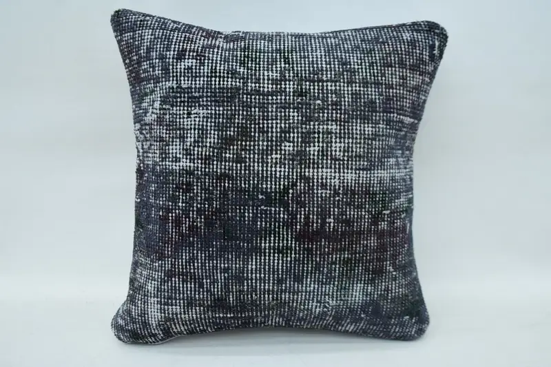 Throw Small Square Pillow Sham, 36x36 cm Blue Gift Pillow Cover - 1