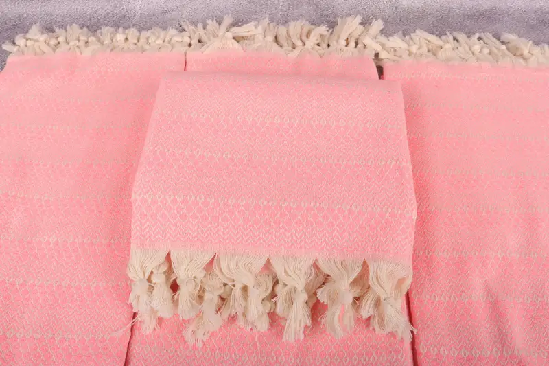 Luxury towel, Bridesmaid Gifts, Peshtemal Towel USA, Absorbent towel, Kids Beach Towel, 70x38 Cotton Diamond Towel, Wedding Day Gift For Bride - 4