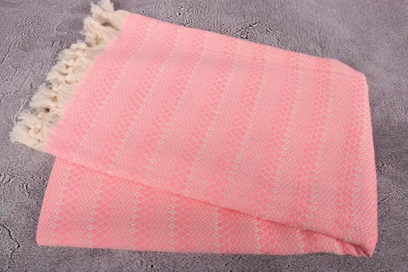 Luxury towel, Bridesmaid Gifts, Peshtemal Towel USA, Absorbent towel, Kids Beach Towel, 70x38 Cotton Diamond Towel, Wedding Day Gift For Bride - 6