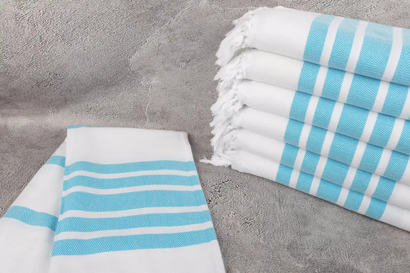 70x40 Cotton Herringbone Towel, Soft towel, Spa Gift, Girl Trip Party Favor, Bachelorette Party Gifts Bridesmaids, Absorbent Turkish towel - 2