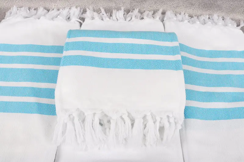 70x40 Cotton Herringbone Towel, Soft towel, Spa Gift, Girl Trip Party Favor, Bachelorette Party Gifts Bridesmaids, Absorbent Turkish towel - 4