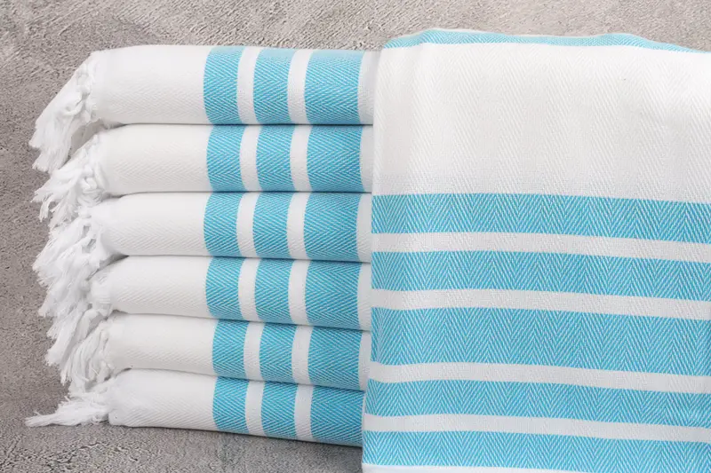 70x40 Cotton Herringbone Towel, Soft towel, Spa Gift, Girl Trip Party Favor, Bachelorette Party Gifts Bridesmaids, Absorbent Turkish towel - 1