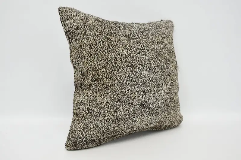 Handmade Kilim Cushion, Wholesale Pillow Cover, Cushion, 16x16 Brown Pillow Case, Throw Kilim Pillow, Ethnical Kilim Rug Pillow - 3