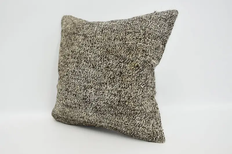 Handmade Kilim Cushion, Wholesale Pillow Cover, Cushion, 16x16 Brown Pillow Case, Throw Kilim Pillow, Ethnical Kilim Rug Pillow - 4