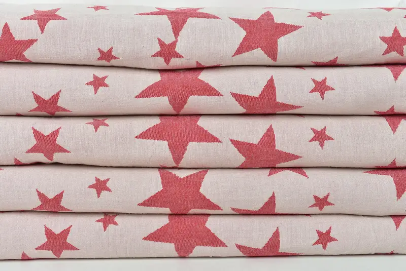 Personalized Gifts, Bachelorette Party Favors, Couch Blanket, Bridal Shower Gift, 92x80 Cotton Star Design Towel, Turkish Cotton Blanket - 3