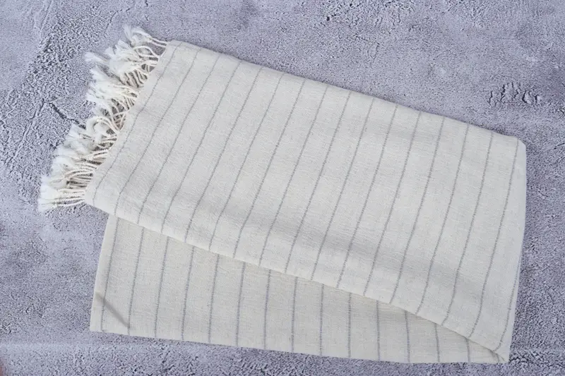 Custom Beach Towel, Sand-resistant towel, Kids Beach Towel, 64x38 Linen Striped Towel, Monogram Beach Towel, Custom Beach Towels, Gift For Boyfriend - 6