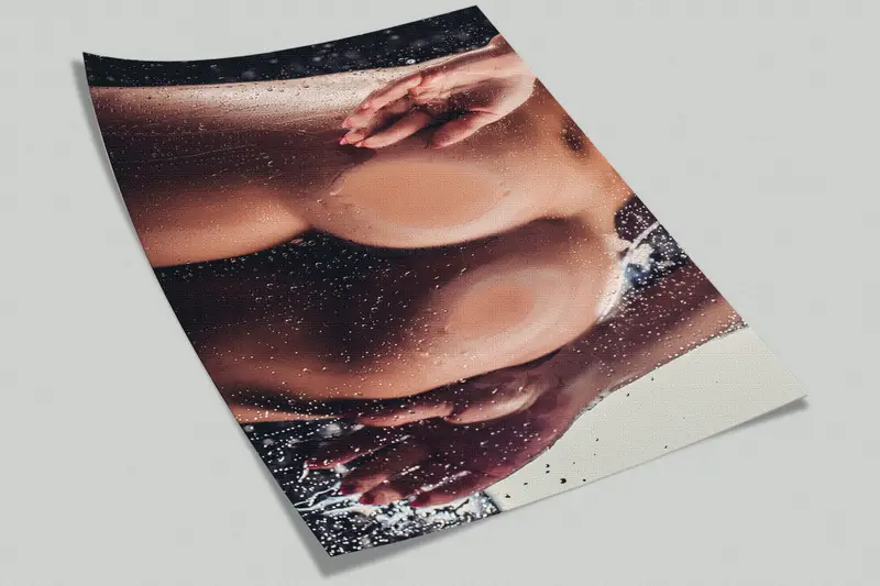 Wall Paper Peel and Stick, Bedroom Wall Print, 3d Wall Paper, Naked Woman Butt, Custom Wall Paper, Sexy Wall Decor, Mature Wall Art - 5