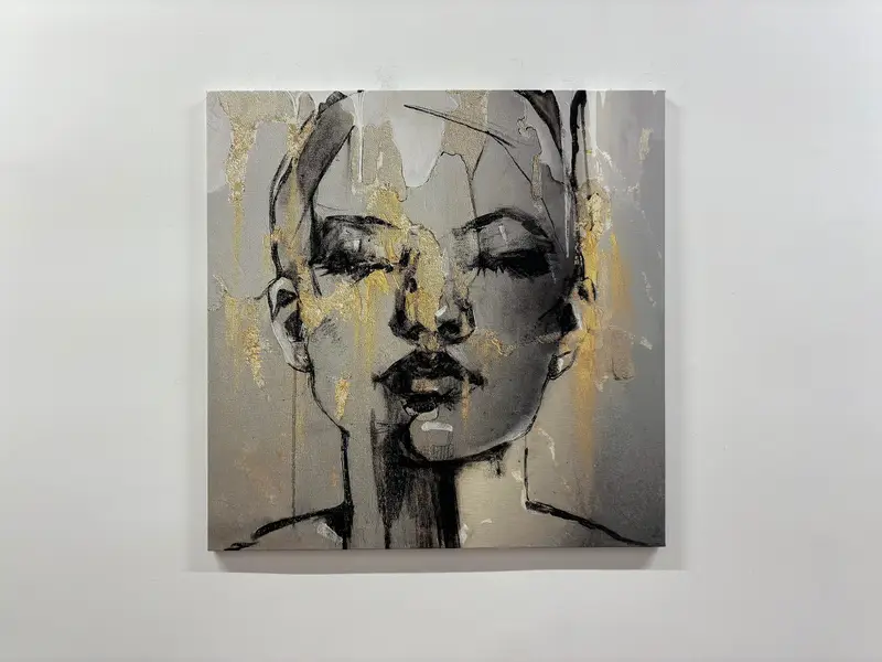 Woman Portrait Wall Art, Woman Canvas, Abstract Woman Wall Art, Abstract Canvas, Abstract Woman Portrait, African Woman Canvas, African Art, - 7