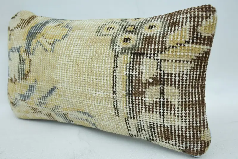 Kilim Pillow, Southwestern Cushion, 8x16 Beige Pillow Cover, Pillow Cover, Home Decor Pillow, Antique Pillows, Wholesale Pillow Case - 3