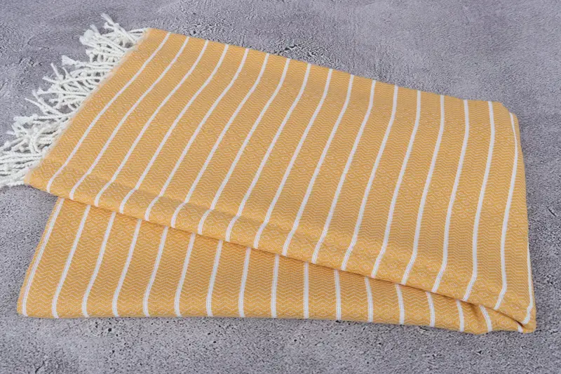 70x40 Cotton Striped Towel, Friends Beach Towel, Beach Towel Personalized, Gift For Him, Personalized Wedding Gift, Embroidery Towels, Organic towel - 6