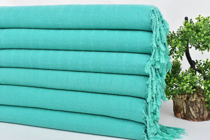 Small Towel, Bulk Order Towel, Personalized Hand Towel, 32x16 Cotton Striped Stonewashed Towel, Wedding Gift, Bridal Shower Gift, Turkish Hand Towel - 3