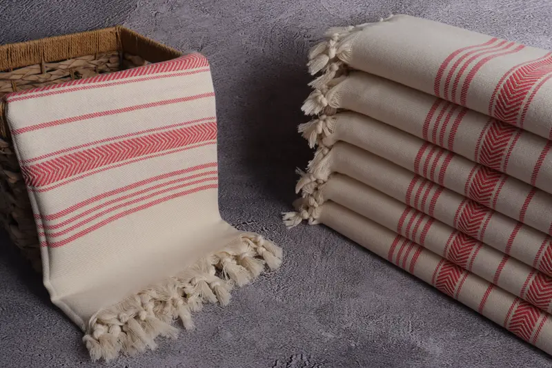 Toalla resistente a la arena, toalla a rayas de algodón 70x40, regalos personalizados, toallas de playa personalizadas, toalla de lujo, toalla turca personalizada, regalo de la abuela - 3