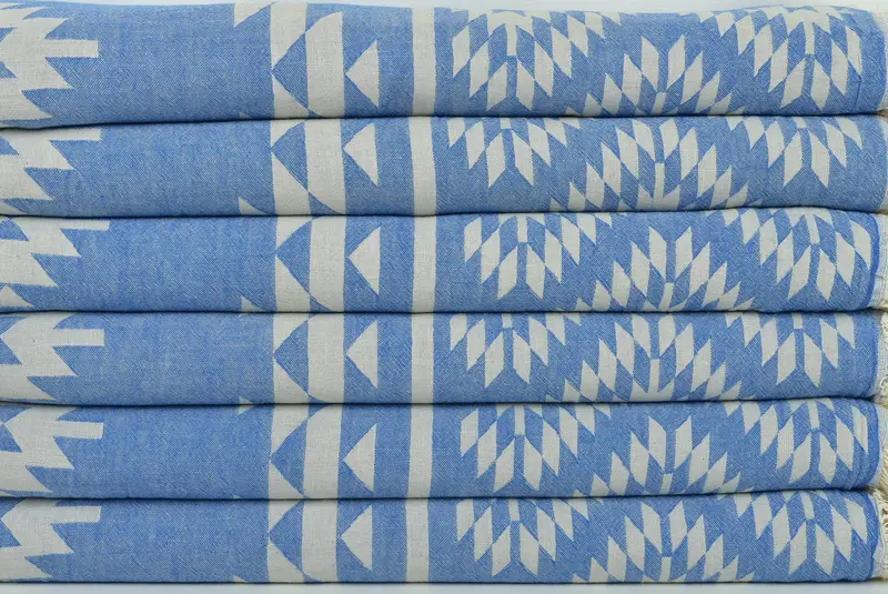 Bachelorette Party Favors, Decorative Blanket, Bedspread, 84x56 Cotton Kilim Design Towel, Turkish Towel Beach Blanket, Christmas Favors - 3