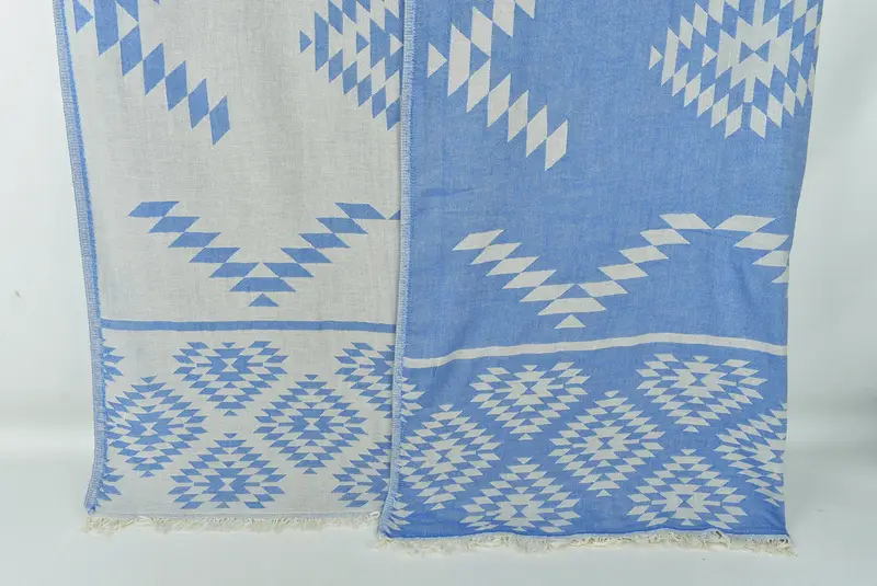 Bachelorette Party Favors, Decorative Blanket, Bedspread, 84x56 Cotton Kilim Design Towel, Turkish Towel Beach Blanket, Christmas Favors - 1