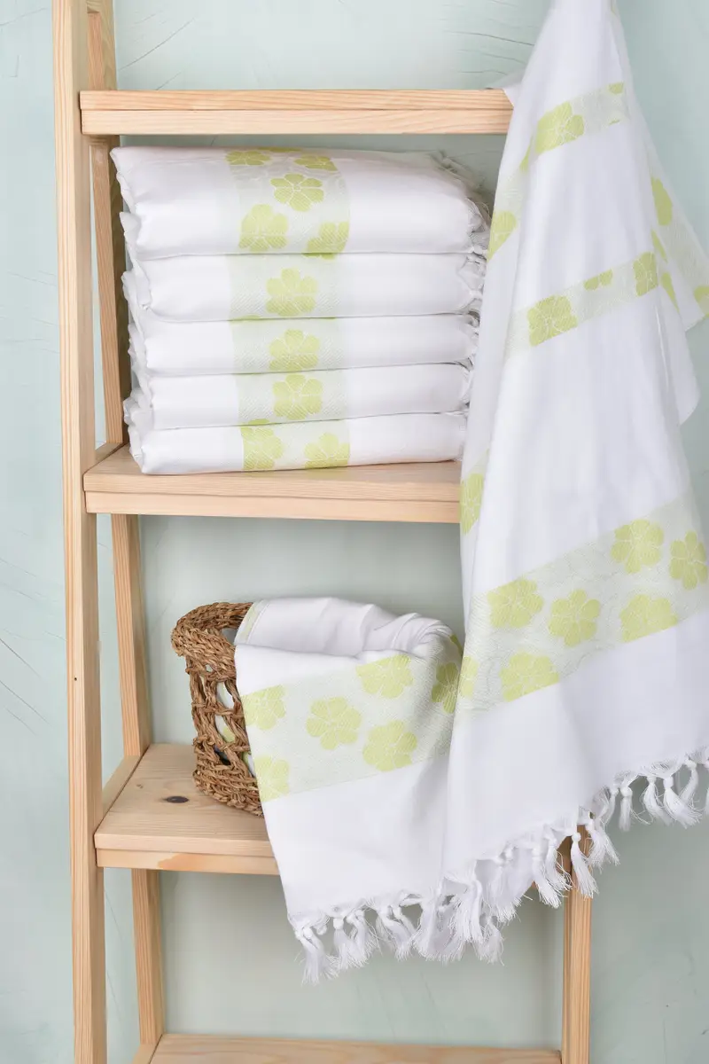 Turkish Towel Beach, 70x40 Cotton Daisy Design Towel, Bachelorette Party Decorations, Employee Gifts, Beach Towel Bulk, Bulk Order Towel - 4
