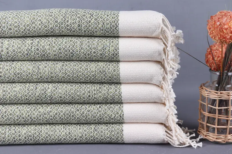 Wedding Hand Made Gift, Turkish Towel Hand Towel, Personalized Gift, Monogram Kitchen Towel, 40x20 Cotton Diamond Towel, Mother Of The Groom Gift - 2