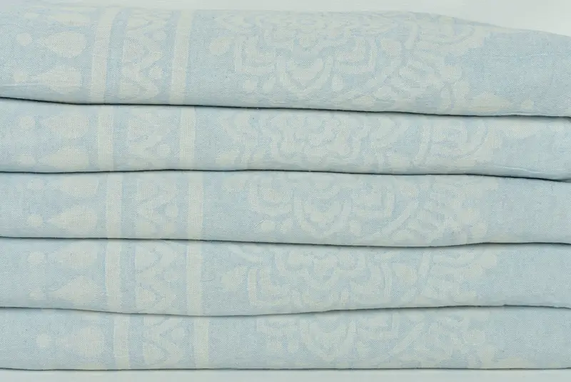 Bridesmaid Gift, Gift For Wedding Day, 74x36 Cotton Floral Patterned Towel, Luxury towel, Organic Turkish towel, Peshtemal Towel USA, Bachelor Gift - 3