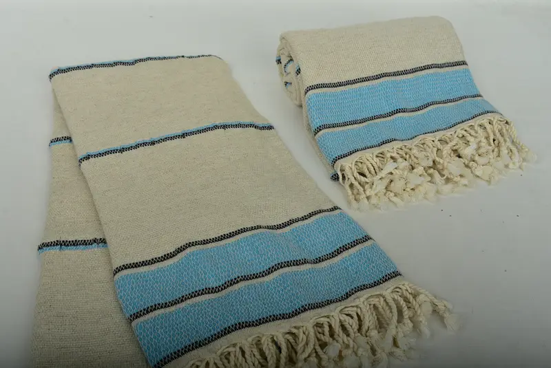 Beach Towel Personalized, Peshtemal, Bridesmaid Gifts, Bridesmaid Towel, 70x36 Linen Striped Towel, Quick-Dry Beach Towel, Bridesmaid Gift - 7