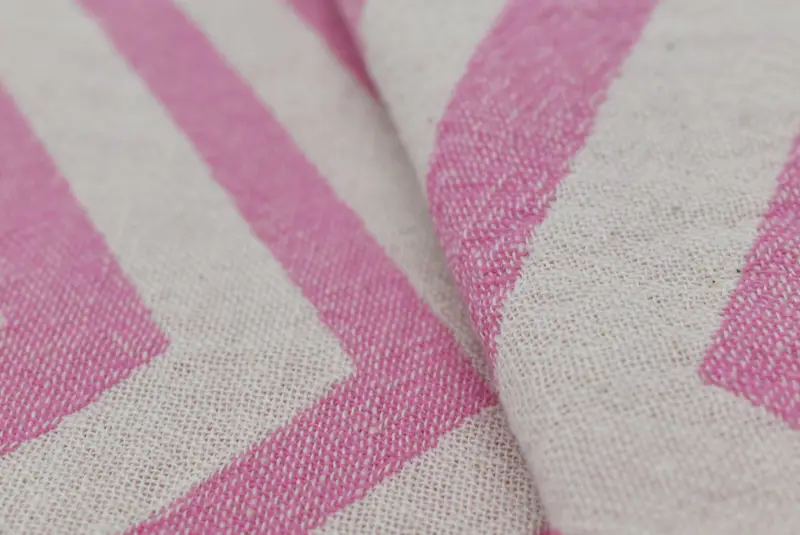 Organic Cotton Towel, Bachelorette Party Favors, 70x40 Cotton Zigzag Design Towel, Bridal Shower Favor, Handmade Gift, Lightweight Turkish towel - 4