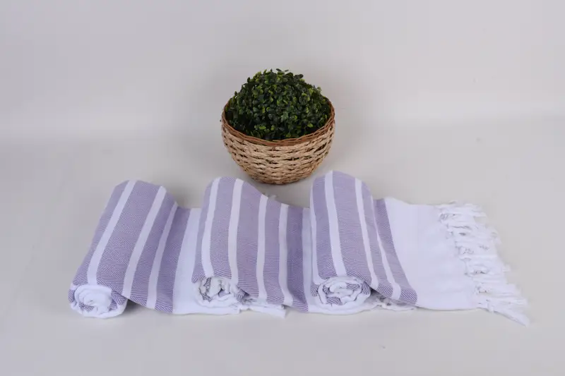 Lightweight towel, Travel Towel, Customized Towels, 70x40 Cotton Herringbone Towel, Embroidered Towel, Large Turkish Towel, Peshtemal Towel - 8