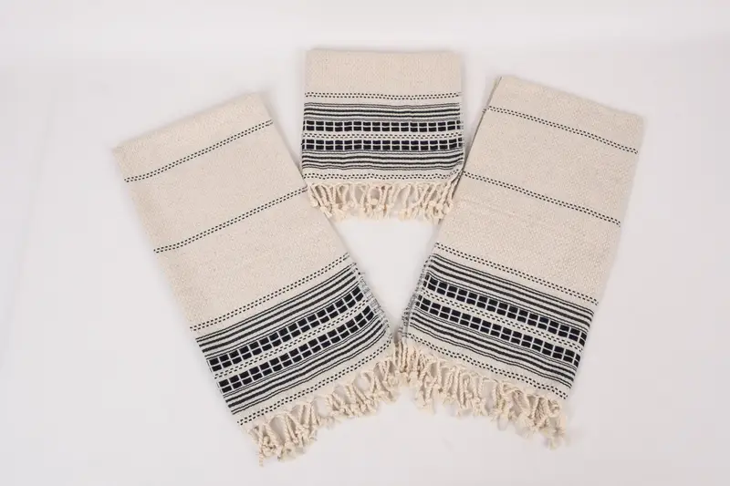 Turkish Tea Towel, Personalized Gift For Him, Halloween Bachelorette Party Favors, Bridesmaid Gifts, 40x20 Linen Striped Towel, Bathroom Towels - 6