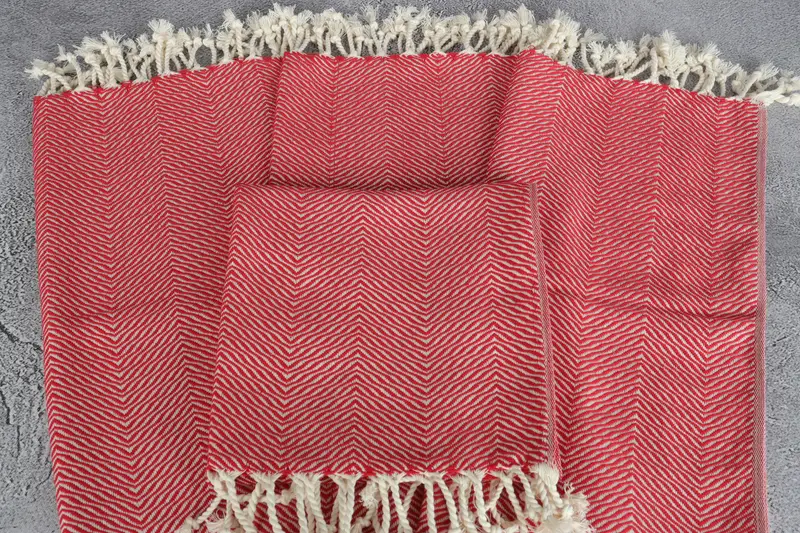 Wedding Gift For Bride, Personalized Hand Towel, Personalized Gifts, Spa Towel, Wedding Favors, 40x20 Cotton Chevron Towel, Beach Theme Wedding Gift - 4