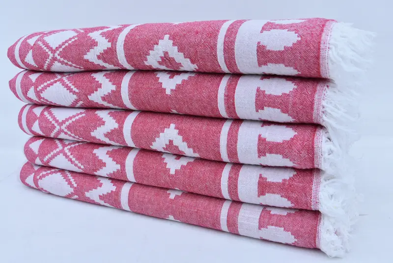 Turkish Towel Monogram, Turkish hand towel, Wedding Favors, Bachelor Party Gifts, Custom Wedding Gifts, 68x40 Cotton Aztec Towel, Family Gift Basket - 4