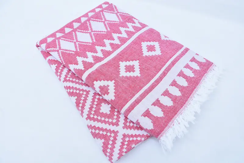 Turkish Towel Monogram, Turkish hand towel, Wedding Favors, Bachelor Party Gifts, Custom Wedding Gifts, 68x40 Cotton Aztec Towel, Family Gift Basket - 6
