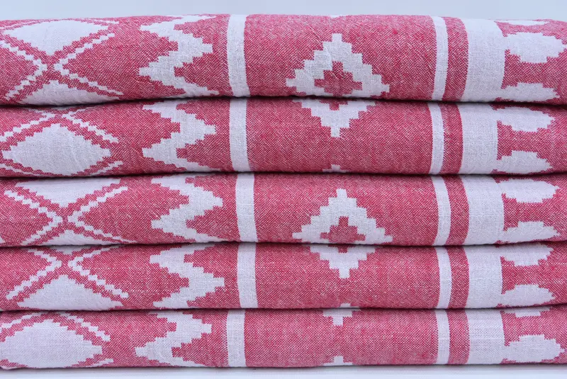Turkish Towel Monogram, Turkish hand towel, Wedding Favors, Bachelor Party Gifts, Custom Wedding Gifts, 68x40 Cotton Aztec Towel, Family Gift Basket - 3