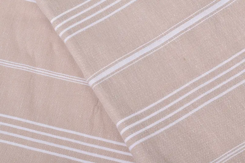 Grandma Gift, Woven Throw Blanket, Monogram Blanket, Custom Wedding Gifts, 96x80 Cotton Striped Towel, Organic Beach Blanket, Decorative Bedspread - 6
