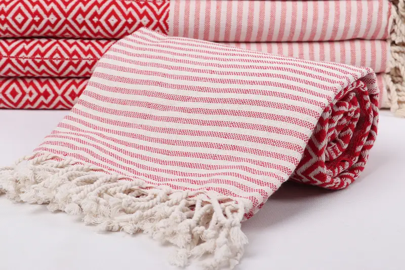Absorbent Turkish towel, 76x38 Cotton Diamond Towel, Turkish Beach Towel Monogram, Birthday Gift, Beach Towel Gift, Turkish bath towel, Summer Towel - 4