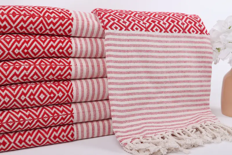 Absorbent Turkish towel, 76x38 Cotton Diamond Towel, Turkish Beach Towel Monogram, Birthday Gift, Beach Towel Gift, Turkish bath towel, Summer Towel - 2