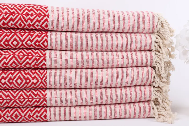 Absorbent Turkish towel, 76x38 Cotton Diamond Towel, Turkish Beach Towel Monogram, Birthday Gift, Beach Towel Gift, Turkish bath towel, Summer Towel - 3