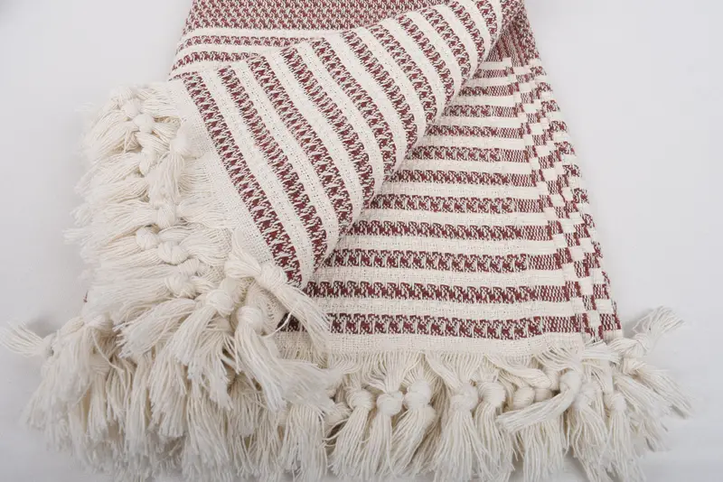 Turkish Cotton Throw Blanket, 90x70 Cotton Striped Towel, Girl Trip Party Favor, Custom Blanket, Home Gift, Tablecloth, Bridal Shower Gift - 8