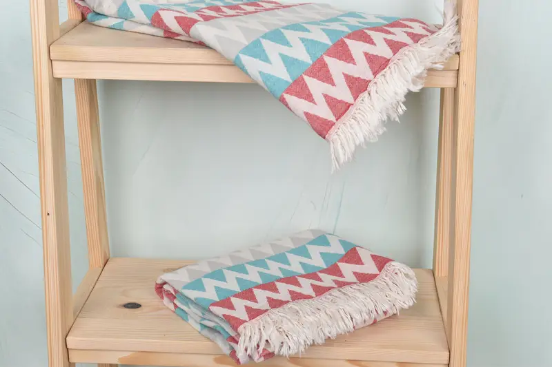 Turkish Towel Bulk, Personalized Gifts, Bridesmaid Proposal Gift, Monogrammed Beach Towel, 70x40 Cotton Zigzag Design Towel, Turkish Towel Beach - 5
