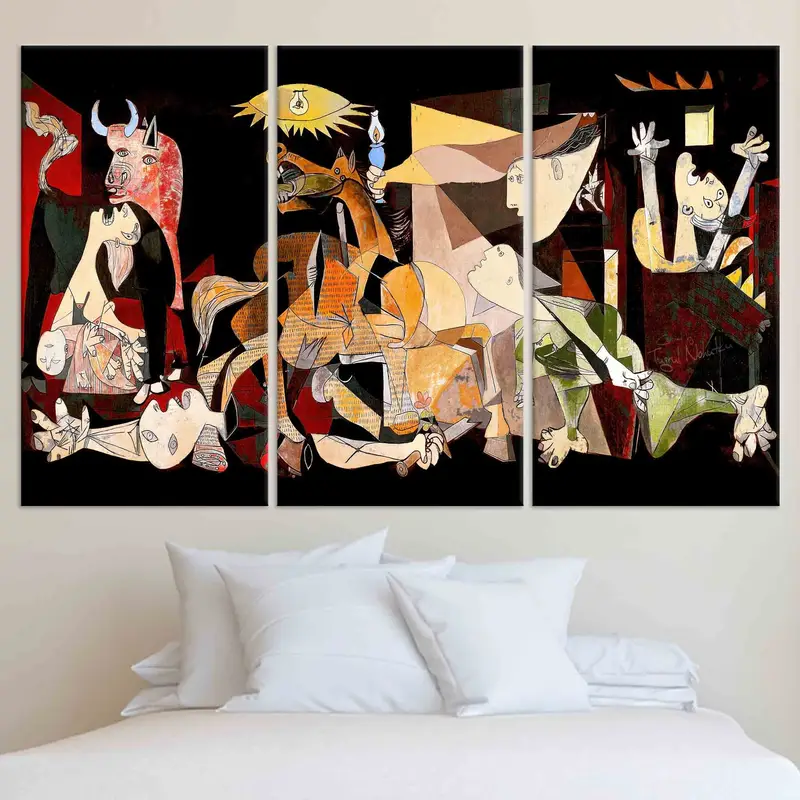 Picasso Artwork, Canvas Wall Art, Wall Decor, Guernica Wal Art, Abstract Wall Decor, Surreal Art, Modern Canvas, Trendy Wall Decor, - 2