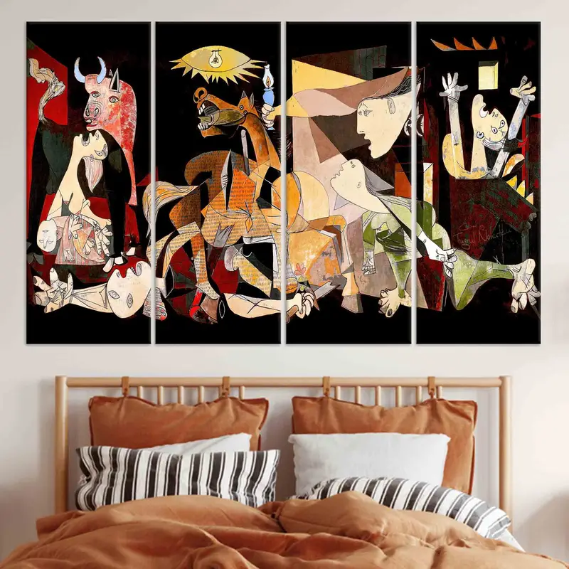 Picasso Artwork, Canvas Wall Art, Wall Decor, Guernica Wal Art, Abstract Wall Decor, Surreal Art, Modern Canvas, Trendy Wall Decor, - 3