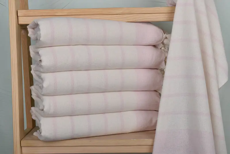 Small Bath Towels, 36x18 Cotton Striped Towel, Monogrammed Hand Towel, Personalized Gift, Christmas Favors, Gym Towel, Bachelorette Party Items - 2