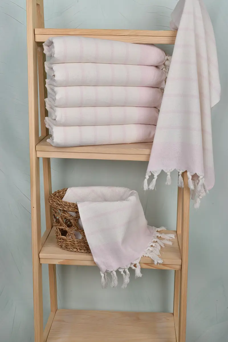 Small Bath Towels, 36x18 Cotton Striped Towel, Monogrammed Hand Towel, Personalized Gift, Christmas Favors, Gym Towel, Bachelorette Party Items - 3
